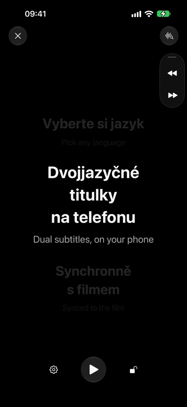 CinemaCC · Tmavá obrazovka, která zůstává čitelná a nikoho neruší