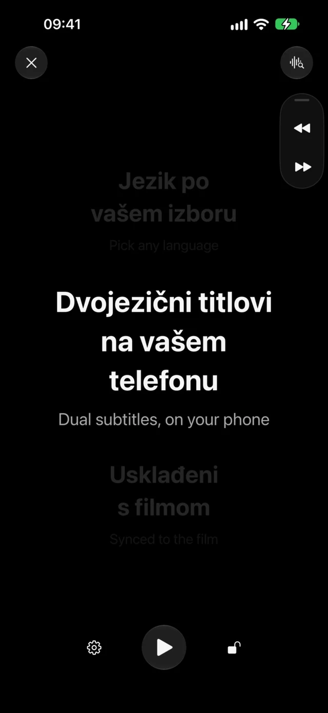 CinemaCC · Tamni zaslon koji ostaje čitljiv i nikoga ne ometa